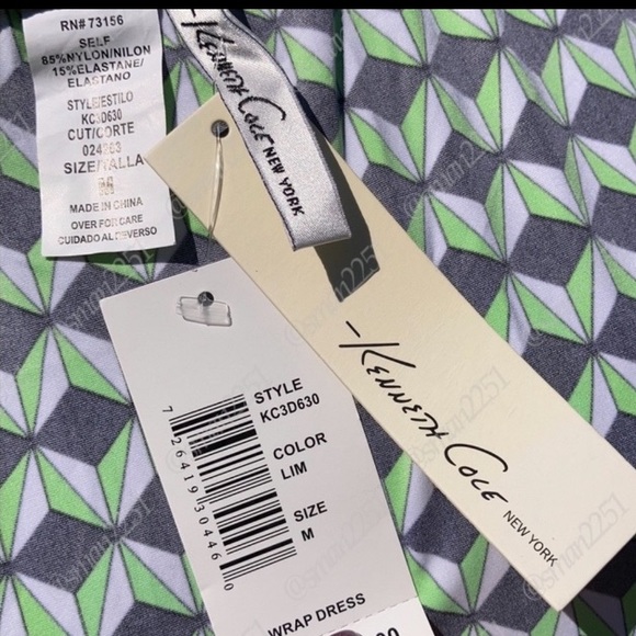 💖NEW!💖Kenneth Cole Wrap Dress BNWT! - Picture 2 of 9
